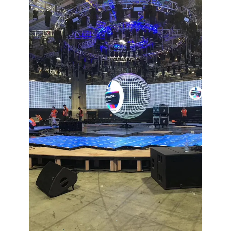 Small pitch P1.8 indoor programmable flexible led display