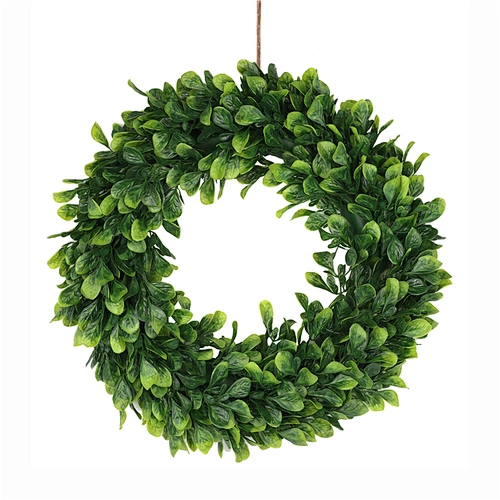 Wall Hanging Decoration Artificial Plants Wreath Lifelike Plastic Leaves