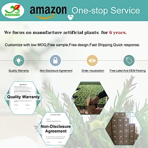 Artificial Flowers 4 Bunches of Shrub Fake Flowers UV Protection Green Plants Grass for Indoor Outdoor Decoration Table Garden B
