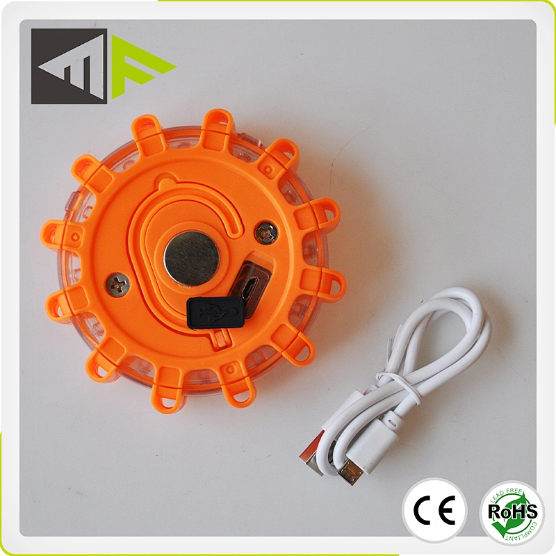 USB Rechargeable Outdoor Emergency Warning Flare Led Light