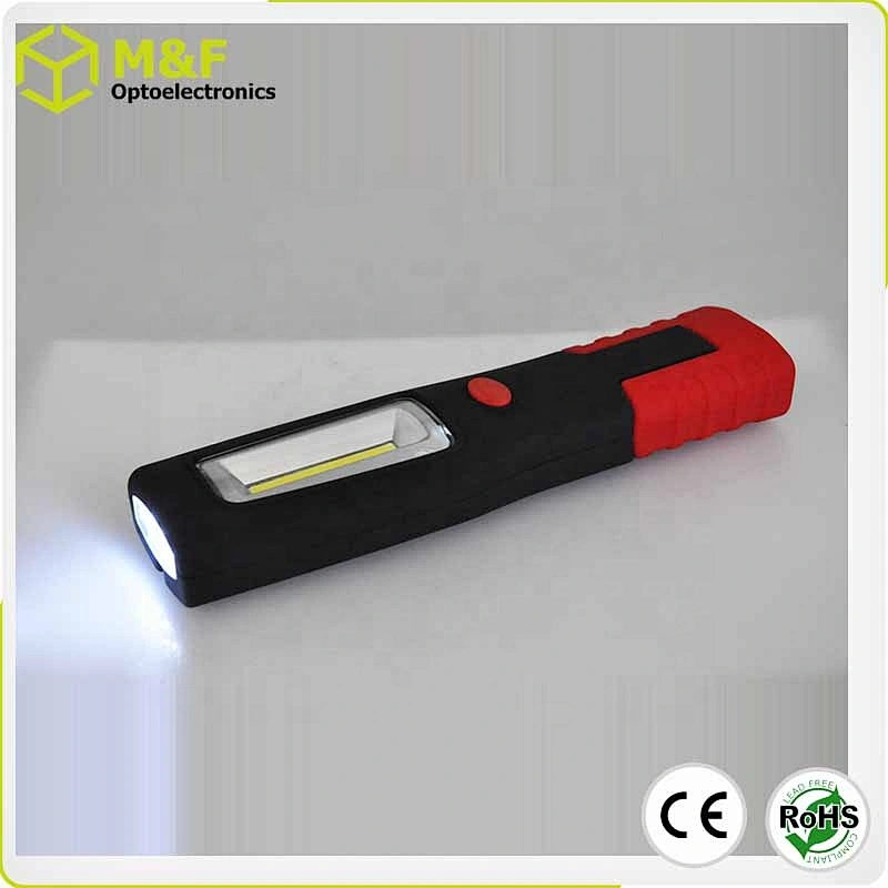 Dual LED Rubber Inspection Work Light USB Working Inspection Light Torch Rotating Stand Magnet