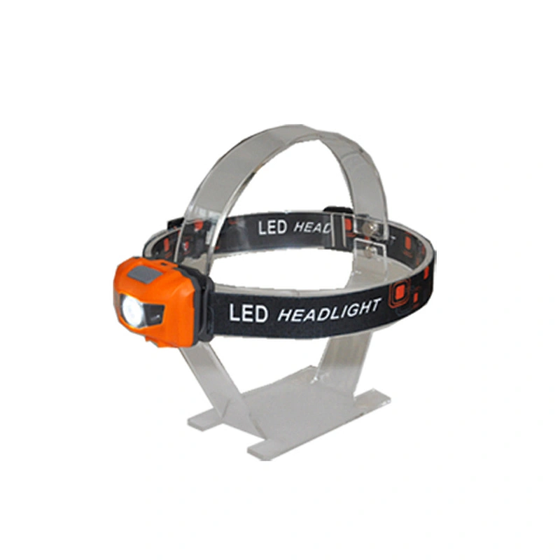 High Power Headlamp Outdoor Camping With Red LED Function 3AAA Battery Cell
