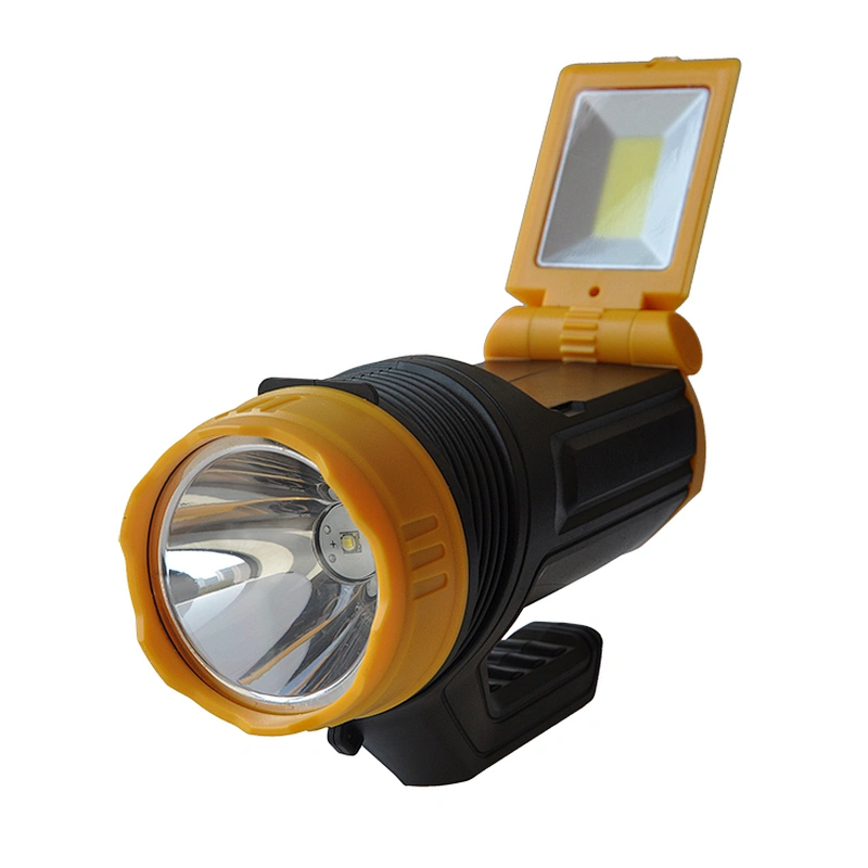 Portable Multi-function Long Range High Power Hunting Boat Searchlight with Foldable Flood Light Panel