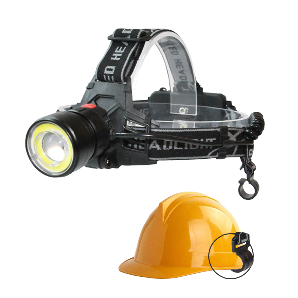 250 Lumens LED Mining Cap Lamp Headlamp Aluminum Housing Zoomable Focus