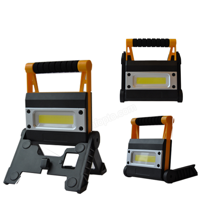 Swivel LED COB Worklight with Magnetic Rechargeable Light Projection Fold Flat
