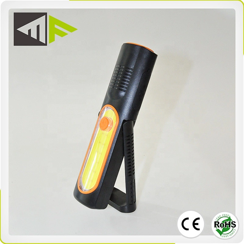 Rotating Magnetic Garage LED Work Light Recharg 5W Inspection Light Working Light Stand With Power Bank USB