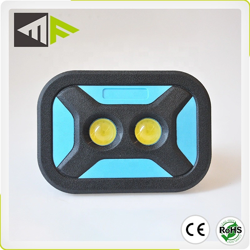 Small Size 10Watt Twin COB LED Temporary Work Light Recharge Area Flood Lights with Magnet