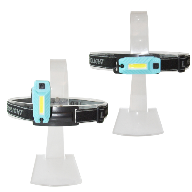 360 Degree 1W Mini  Rechargeable Headlamp Outdoor Clip On Front Flashlight
