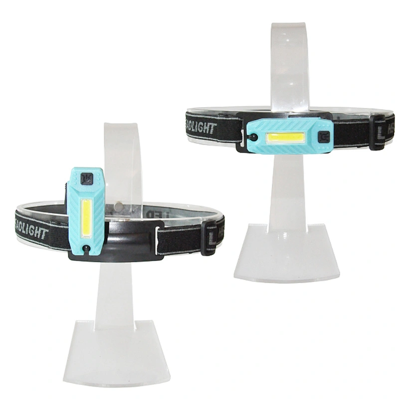 360 Degree 1W Mini  Rechargeable Headlamp Outdoor Clip On Front Flashlight