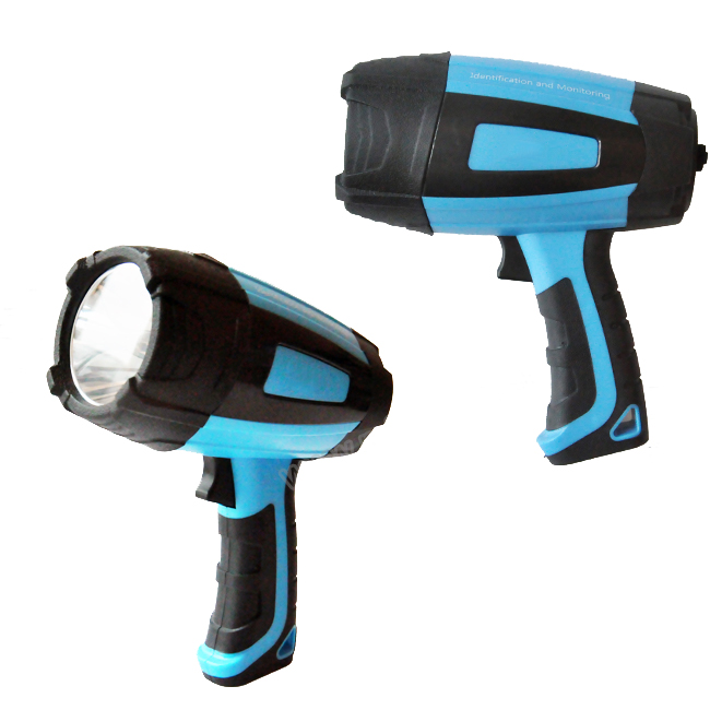Rubber Construction 3W Portable Spotlight USB Rechargeable LED Searchlight Flashlight for Inspection Work