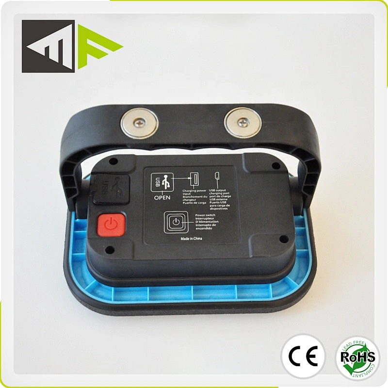 Small Size 10Watt Twin COB LED Temporary Work Light Recharge Area Flood Lights with Magnet
