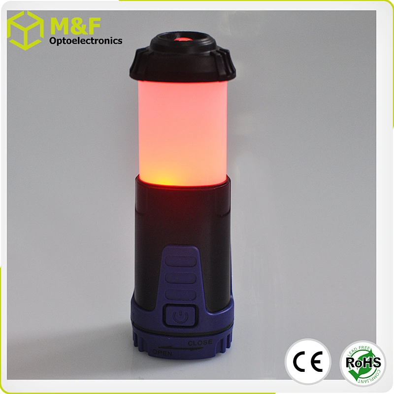 3W Bulb Pocket Size Mini Camping Light Collapsible Telescopic Folding Lantern