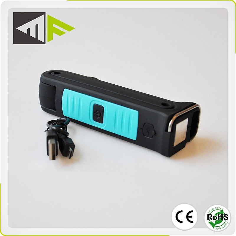 Rechargeable 90 Rotation Led Inspection Folding Magnetic COB Working Light with Hanger