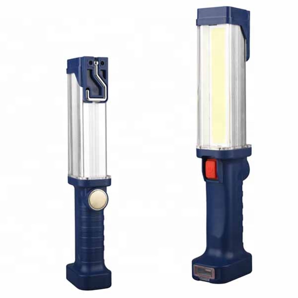 Powerful Rechargeable Car Under Hood Flood Work Light With Power Bank Portable Inspection Torch 600 Lumens Magnet