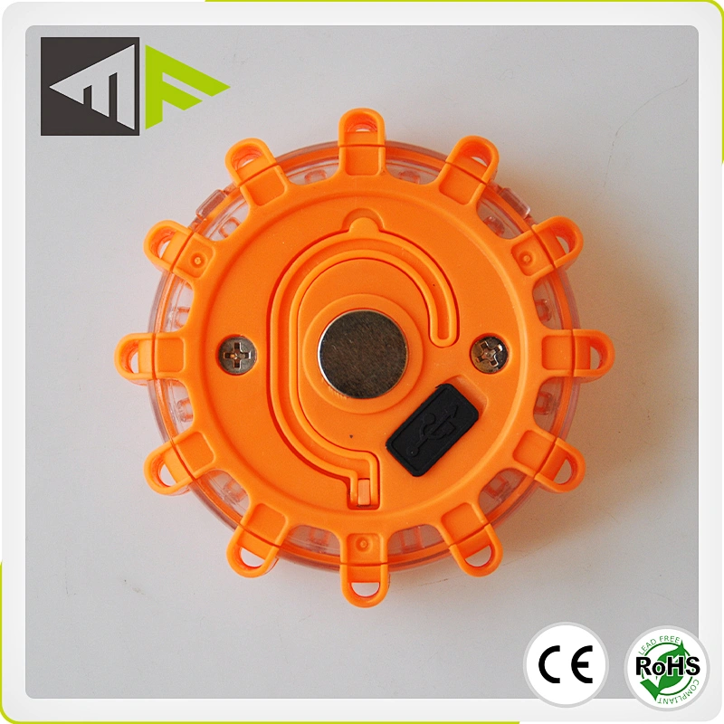 USB Rechargeable Outdoor Emergency Warning Flare Led Light