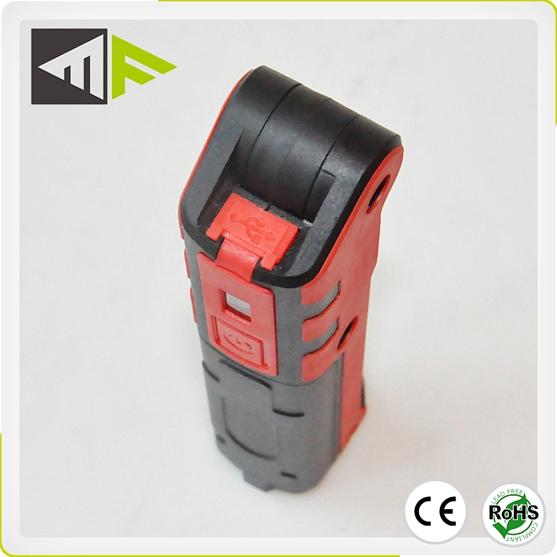 2 Work Ways New COB LED Temporary Work Light Retractable Magnetic Base and Foldable Flashlight