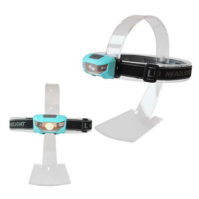 2AAA Battery Red Light Headlamp Flashlight Outdoor Lighting