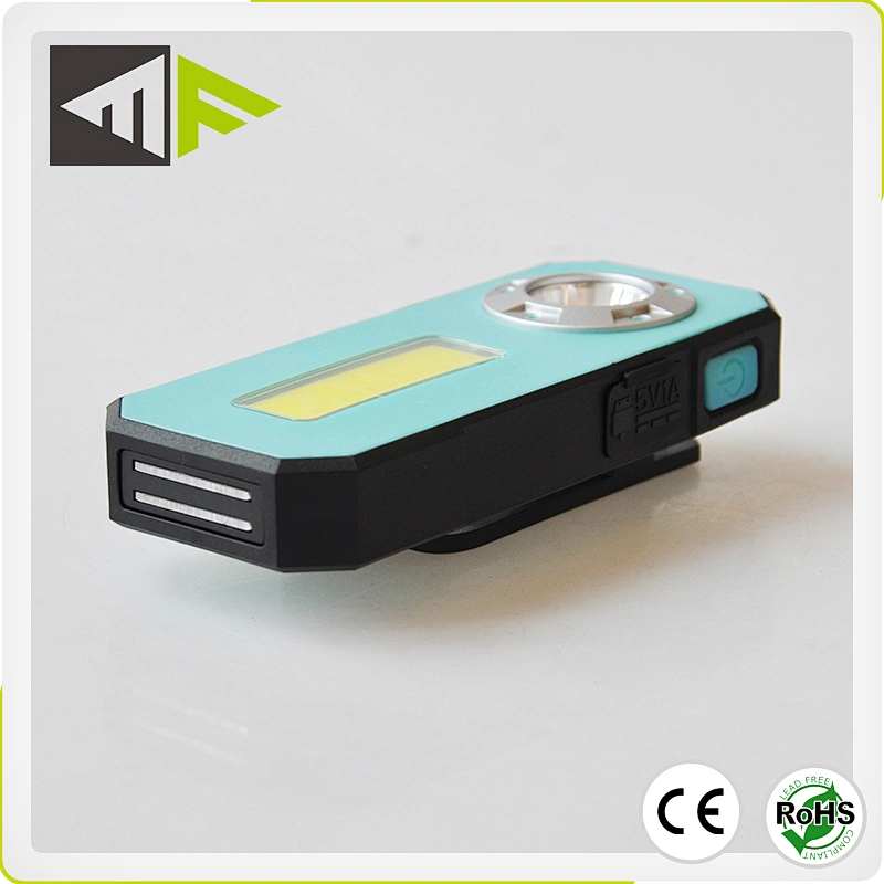 Multi Function Mini Working Light Rechargeable 3W LED Inspection Torch with Magnetic Clip