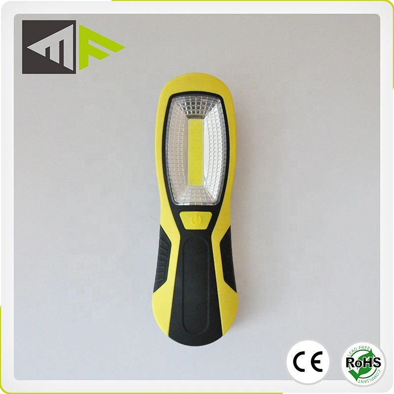 5W COB Portable LED Work Light Dry Battery Magnet Inspection Work Lamp with Hanger