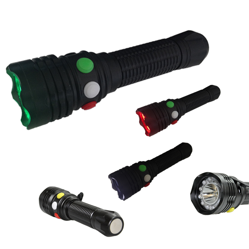Aluminum Alloy Colorful Red Green Yellow LED Railway Signal Torch