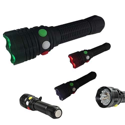 Aluminum Alloy Colorful Red Green Yellow LED Railway Signal Torch