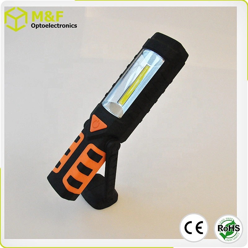 Mechanic COB Led Work Light Magnet Inspection Hand Tool Rechargeable With Triangle Red Flashing LED