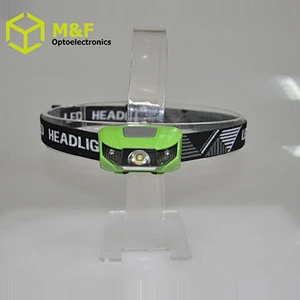 2AAA Battery Red Light Headlamp Flashlight Outdoor Lighting