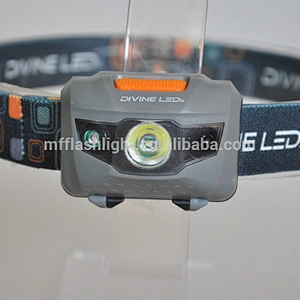 High Power Headlamp Outdoor Camping With Red LED Function 3AAA Battery Cell