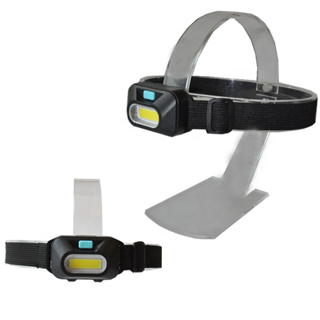 3W COB Promotion Competitive Price AAA Battery Head Flash Light LED Rechargeable Headlamp for Outdoor Use