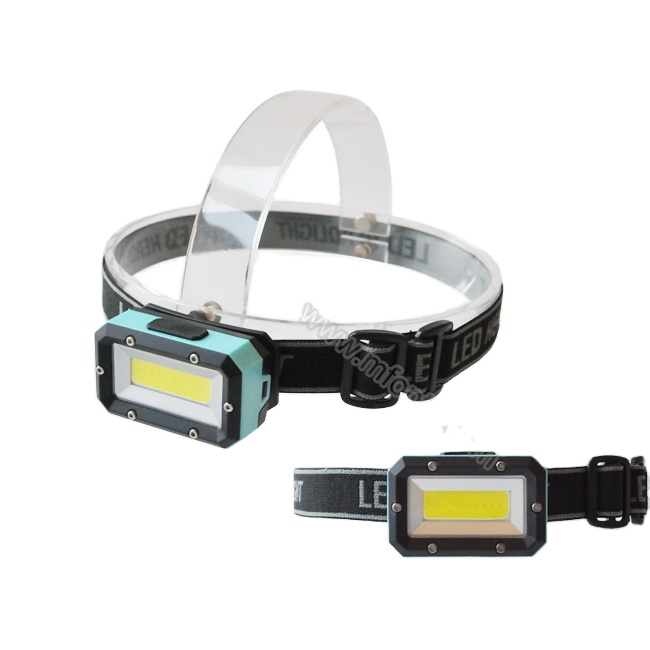 5W COB High Power Portable Multifunctional Head Light New Plastic Headlamp