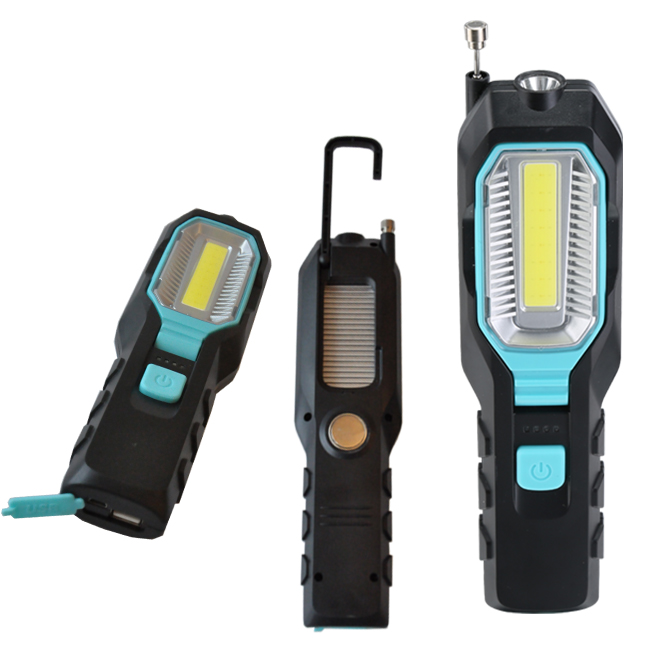 Professional Flexible Work Inspection Light Rechargeable Magnet Pick Up Tool and Power Bank