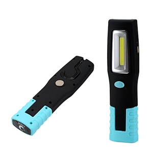 Dual LED Rubber Inspection Work Light USB Working Inspection Light Torch Rotating Stand Magnet