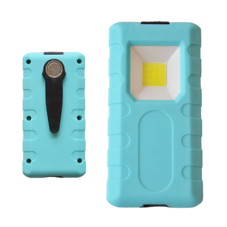 2inch Lightweight Mini LED Work Light Magnet and Clip Back 160 Lumens USB Charge