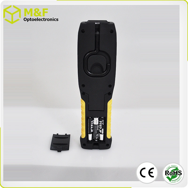 3W 200lm Battery COB Hand-held Working Light Ningbo LED Work Light Magnet Stand and Swivel Hook