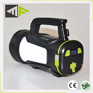 5W Handy Brite Spotlight USB Rechargeable Outdoor Spot Flashlight Torch Red Emergency Light