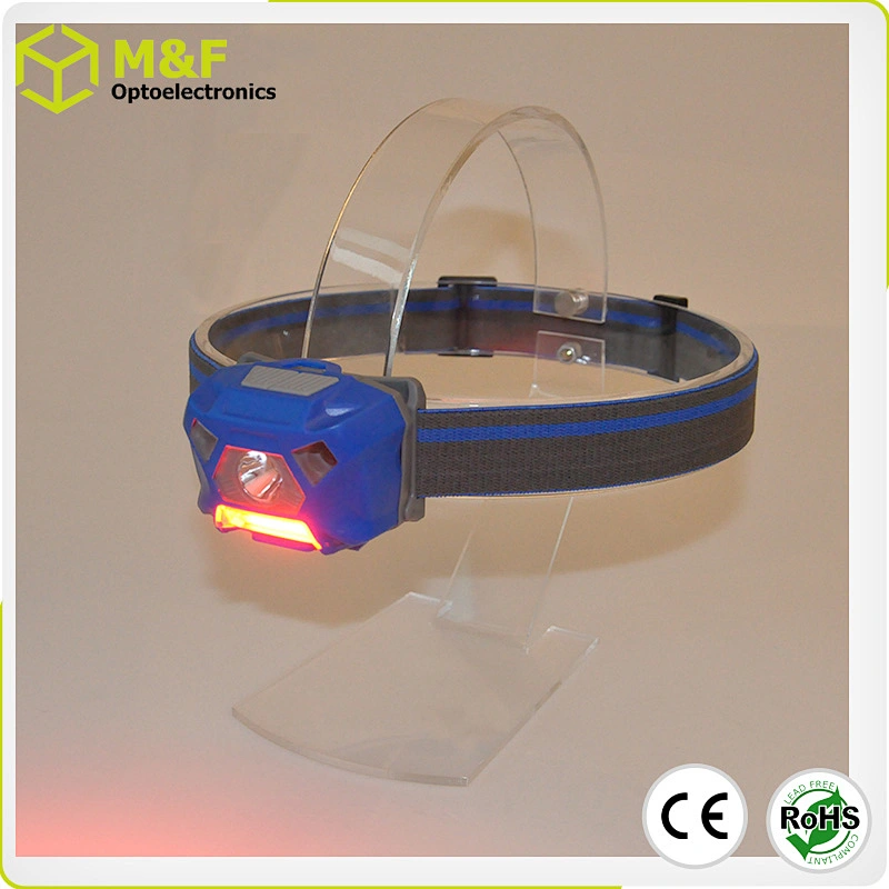 Smart COB Sensor Headlight Motion Sensor Headlamp with Red Emergency  Light