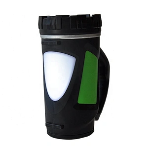 Factory 2-IN-1 AA Battery Power LED Torch Spotlight Handlamp 125 Lumens New Design