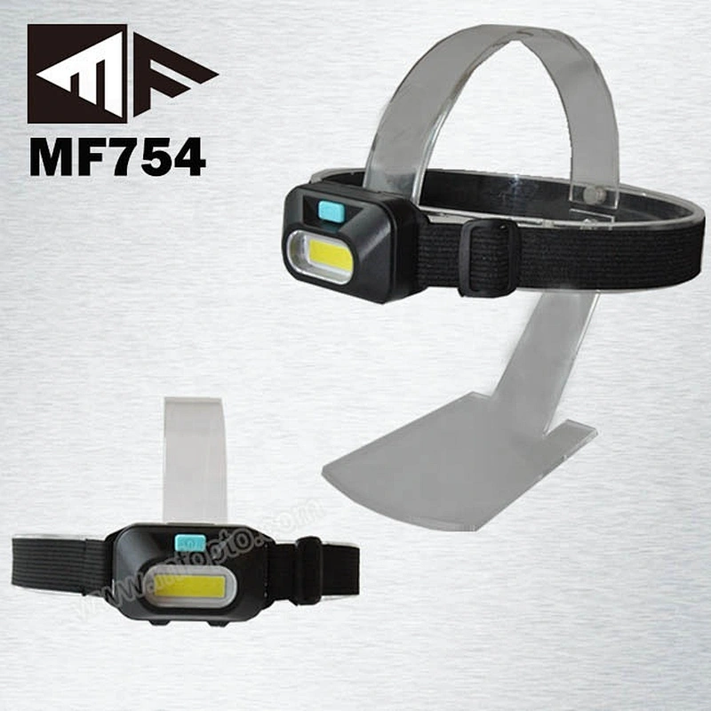 3W COB Promotion Competitive Price AAA Battery Head Flash Light LED Rechargeable Headlamp for Outdoor Use