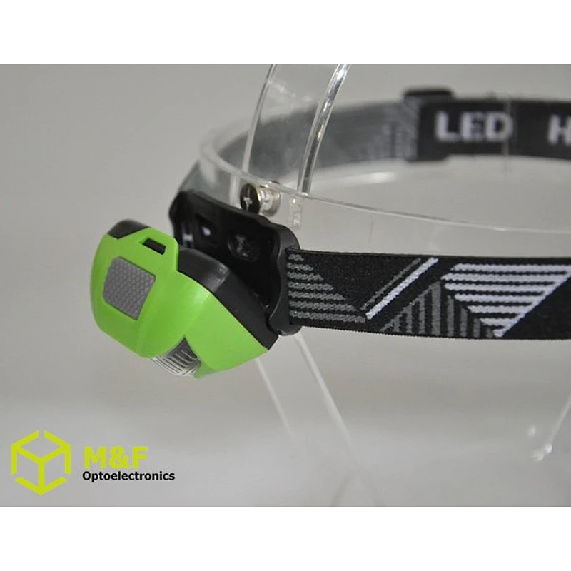 2AAA Battery Red Light Headlamp Flashlight Outdoor Lighting