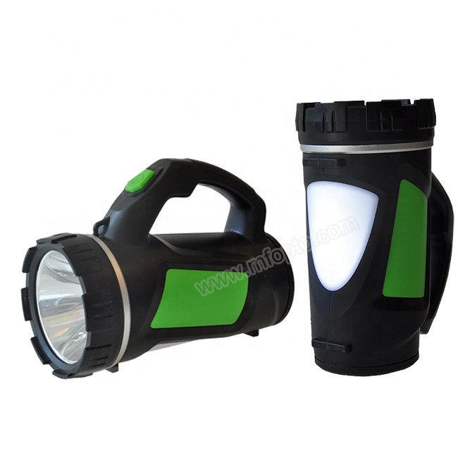 Factory 2-IN-1 AA Battery Power LED Torch Spotlight Handlamp 125 Lumens New Design
