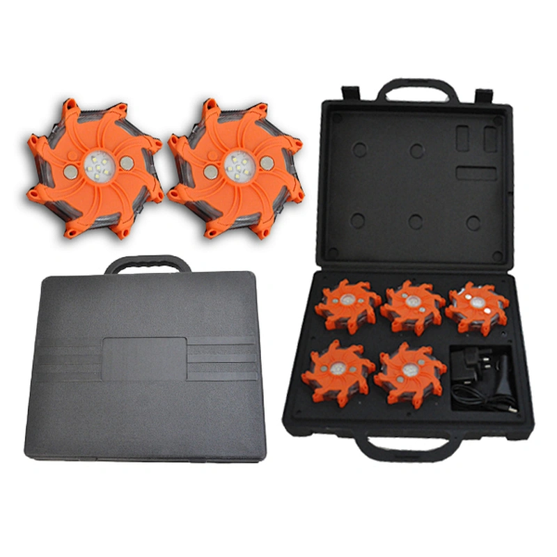 5 PACK Patent 16 Led Road Construction Hazard Traffic Warning Emergency Light Assembling Kit