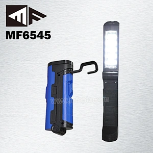 Battery Folding Flashlight Multifunction Work Light Magnet Foldable Flash Torch Emergency Lighting