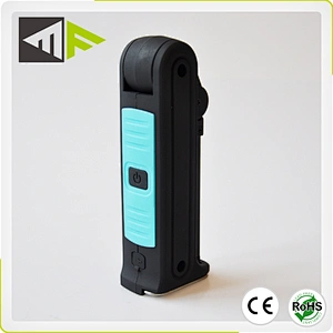 Rechargeable 90 Rotation Led Inspection Folding Magnetic COB Working Light with Hanger
