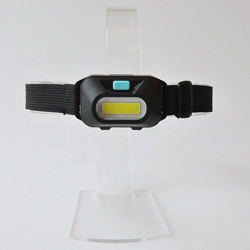 3W COB Promotion Competitive Price AAA Battery Head Flash Light LED Rechargeable Headlamp for Outdoor Use