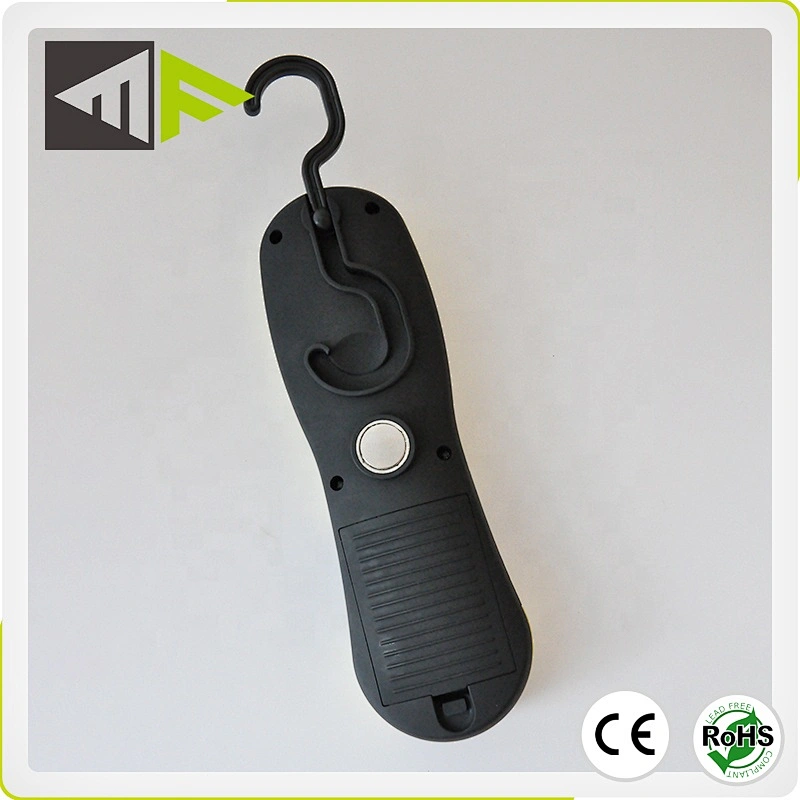 5W COB Portable LED Work Light Dry Battery Magnet Inspection Work Lamp with Hanger