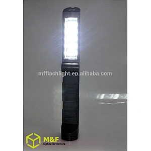 Battery Folding Flashlight Multifunction Work Light Magnet Foldable Flash Torch Emergency Lighting