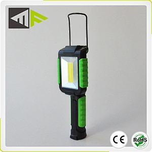 5W Flexible Magnetic Folding Cob Work Light Portable Work Shop Light Led Lamp AAA Battery