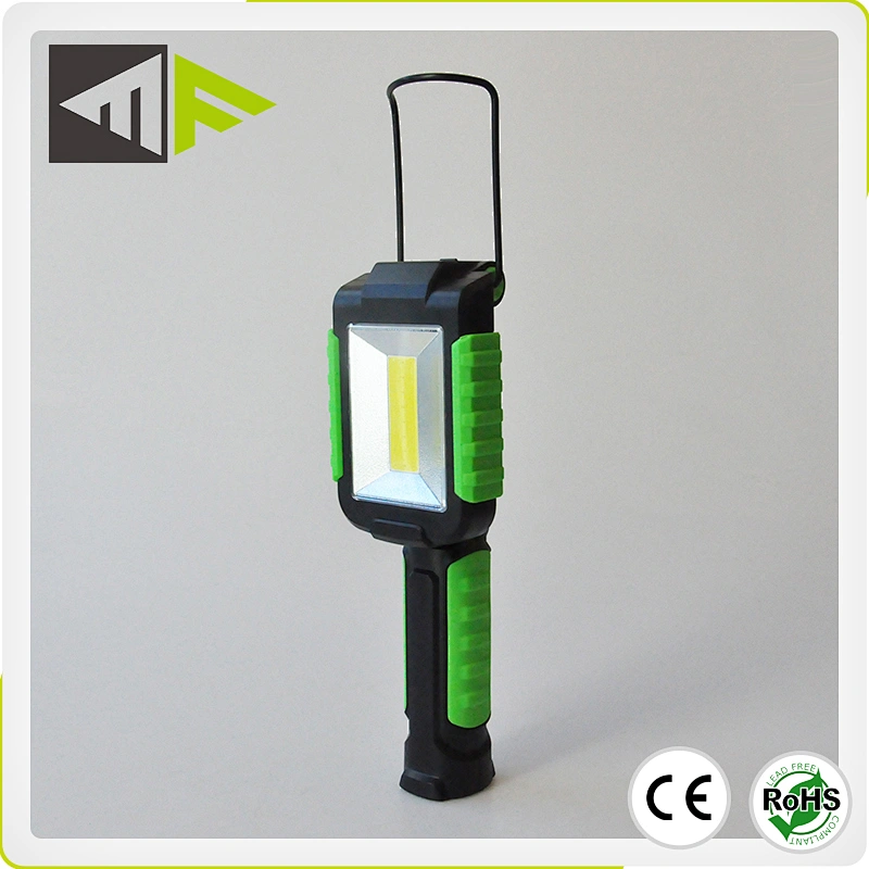 5W Flexible Magnetic Folding Cob Work Light Portable Work Shop Light Led Lamp AAA Battery