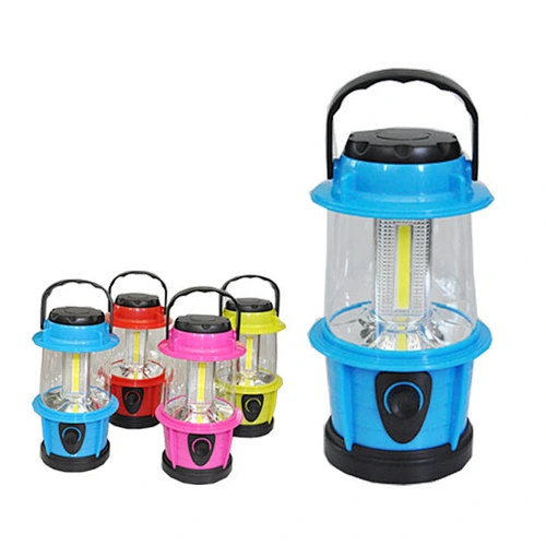 Handle Portable 3W COB Camping Light AAA Battery Dimmer Switch LED Lantern