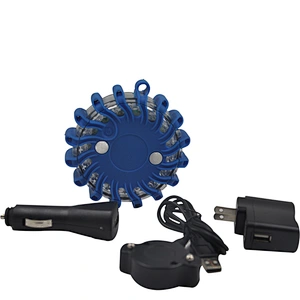 Rechargeable16 LED Emergency Flash Warning Led Light Magnet